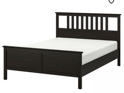 King size Hemnes bed w slats
