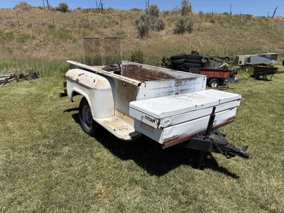 Old Chevy gmc step side trailer
