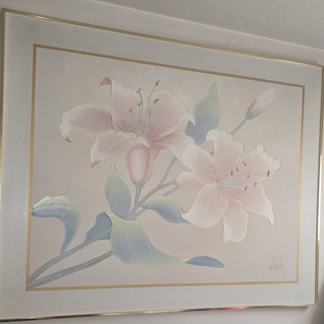 HUGE VINTAGE WALL PICTURE