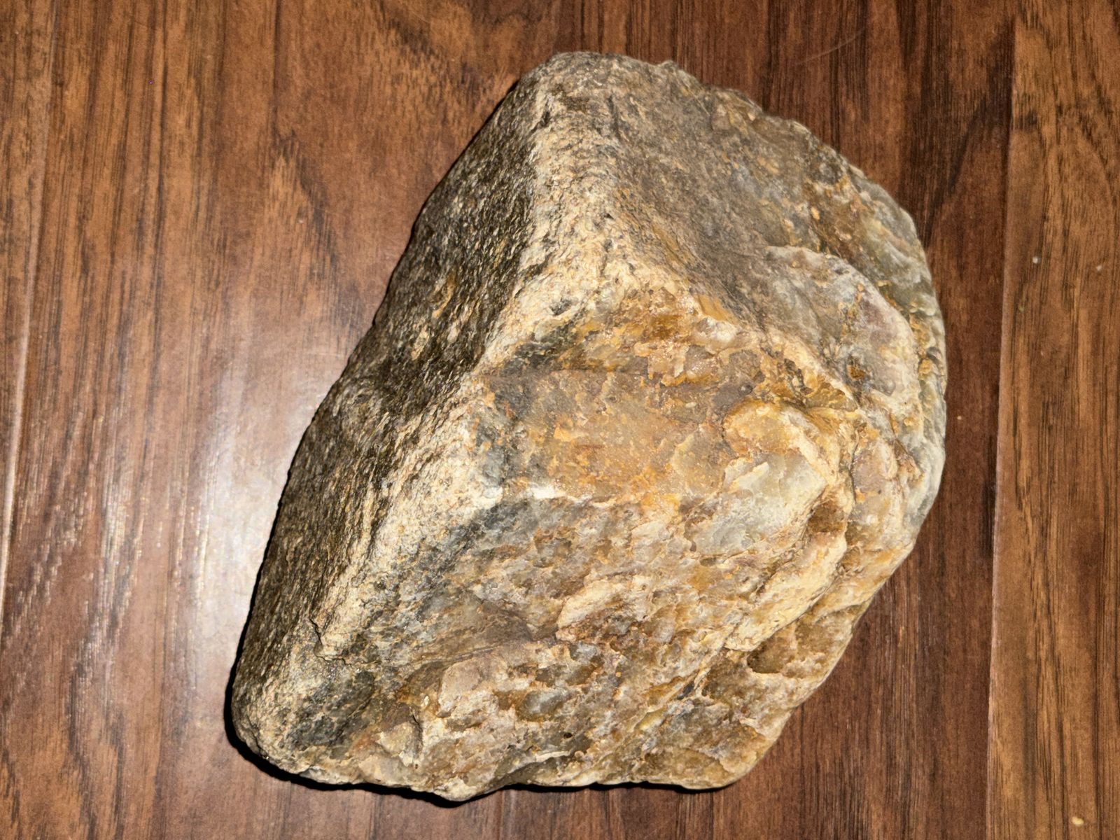 Beautiful Rustic Orange and Brown Quartz Stone - OR Possible - Petrified Wood