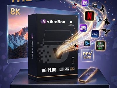 vSeeBox V6 Plus 8K Ultra HD Smart Media Player (4GB RAM / 64GB ROM)