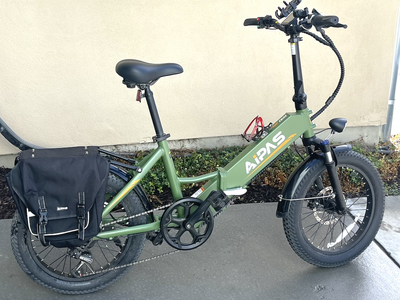 Aipas A2 Elite Green Electric Bike E-Bike Fat Tire 106 Miles
