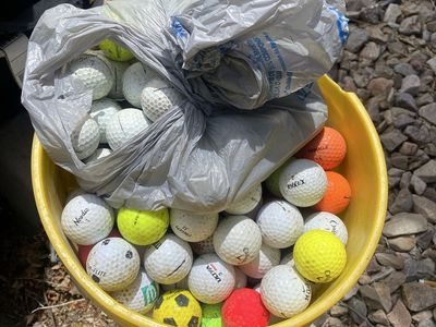 ~250 golf balls + prov1s