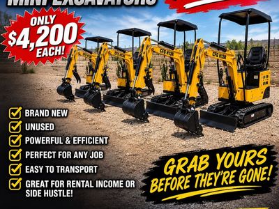 2026 CFG H13R Mini Excavators