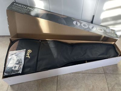 Cort Acoustic Guitar Earth Pack Bundle.