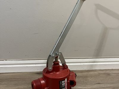 Fill-Rite 20P Series Hand Operated Transfer Pump - Red, Durable Metal Construction