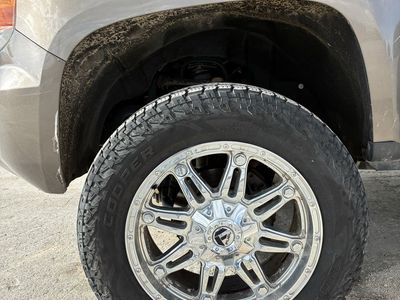 6x120 Fuel Off-Road Chrome Wheels with Cooper Discoverer Tires - Used Set