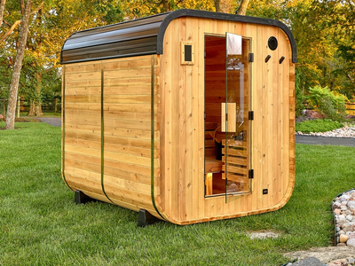 New In Box - Backyard Discovery Lennon Cube Sauna 4-6 Person (New $4,500 plus tax)
