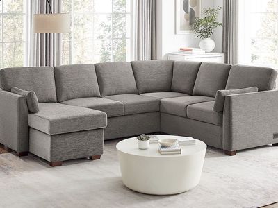 Coddle Luke Queen U-Shaped Sleeper Sectional with Reversible Storage Chaise 1812362 #105009