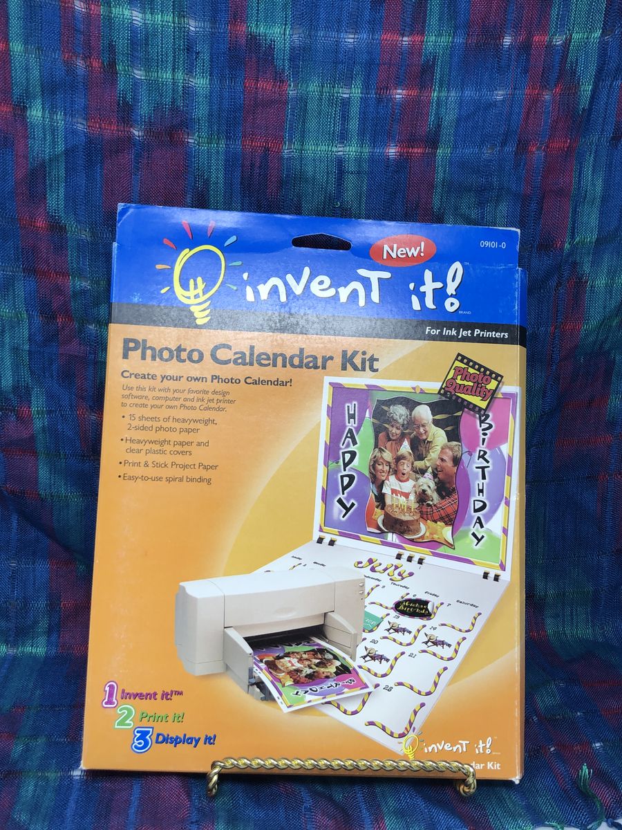 Invent It! Photo Calendar Kit – Open Box