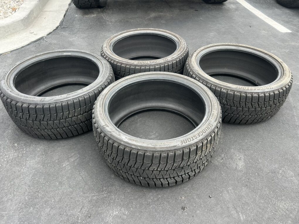 Staggered 18 Bridgestone blizzak Snow Tires