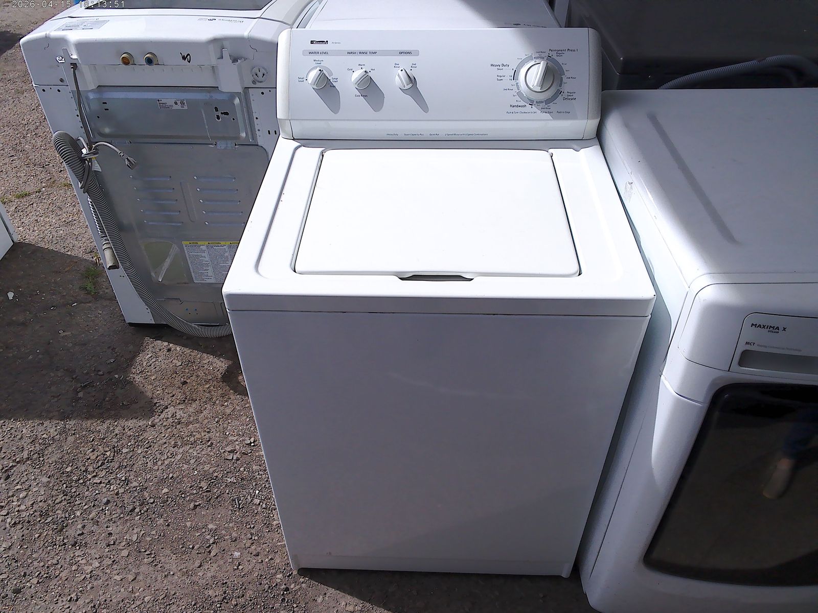 Whirlpool top load washers