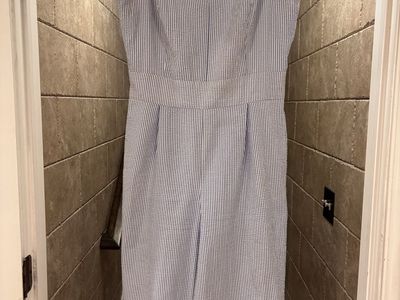 Women’s Seersucker Romper Size Large