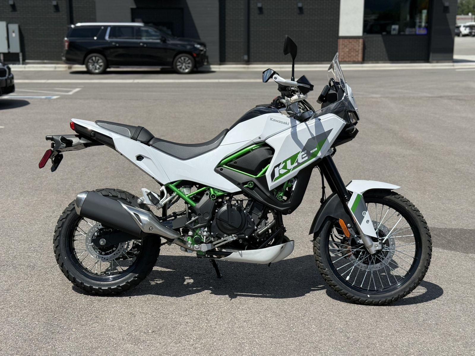 2026 KAWASAKI KLE 500 SE ABS Pearl Blizzard White