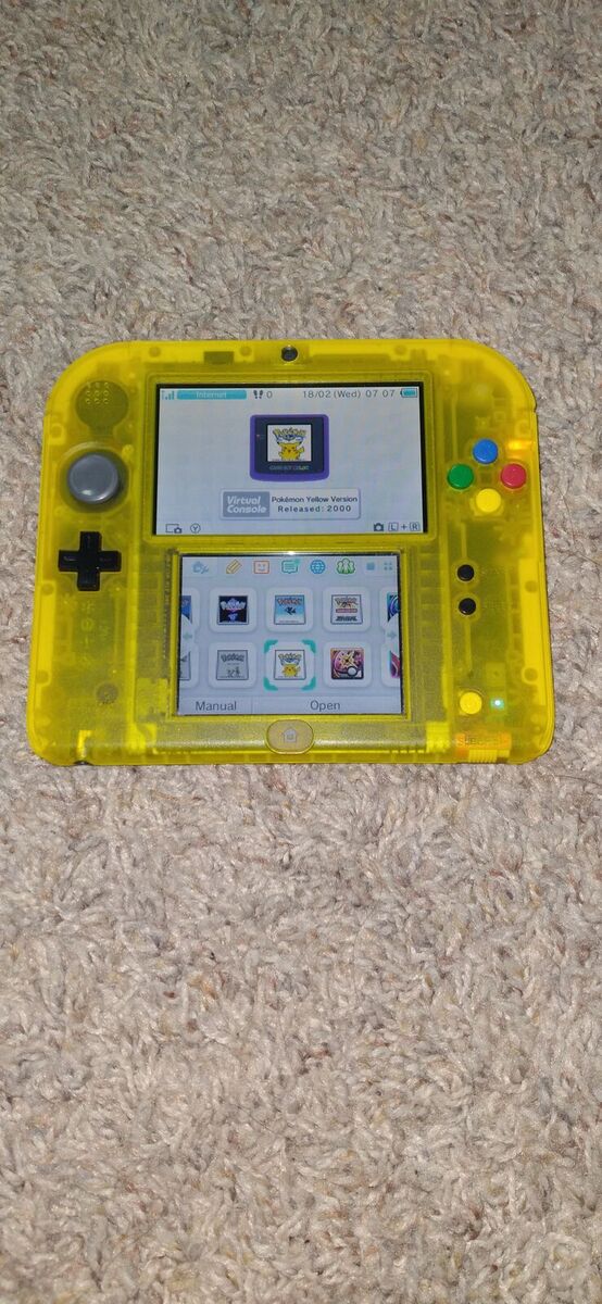 Rare Japanese Exclusive Pokemon Yellow 2DS