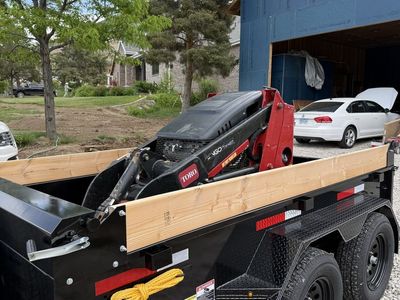 Toro Dingo & dump trailer for rent