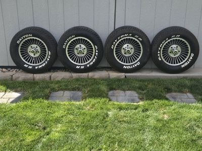 Western, turbine stile wheels with good condition tires
