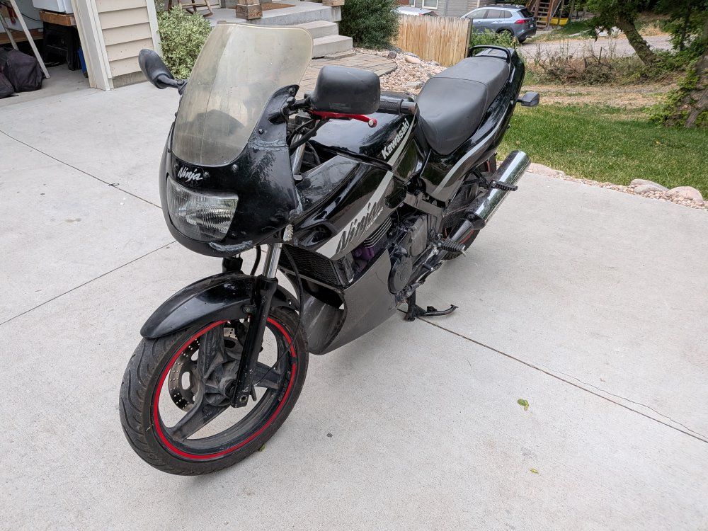 2005 Kawasaki Ninja 500 Black Sport Motorcycle - Runs, Great for Beginner Riders