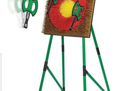 Go Gater Gator Foam Bristle Target Axe Throwing Indoor/Outdoor Kids Family Activity Lawn Game Toy