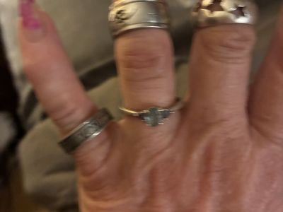 Sterling Silver Statement Ring Set - Various Styles (5 Rings)