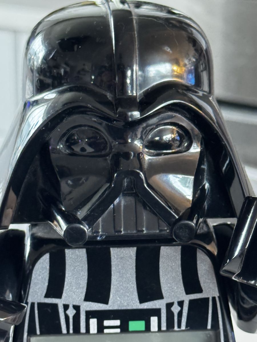 LEGO Star Wars,  Darth Vader, Digital LCD Alarm Clock 9.5" Tall Working $16