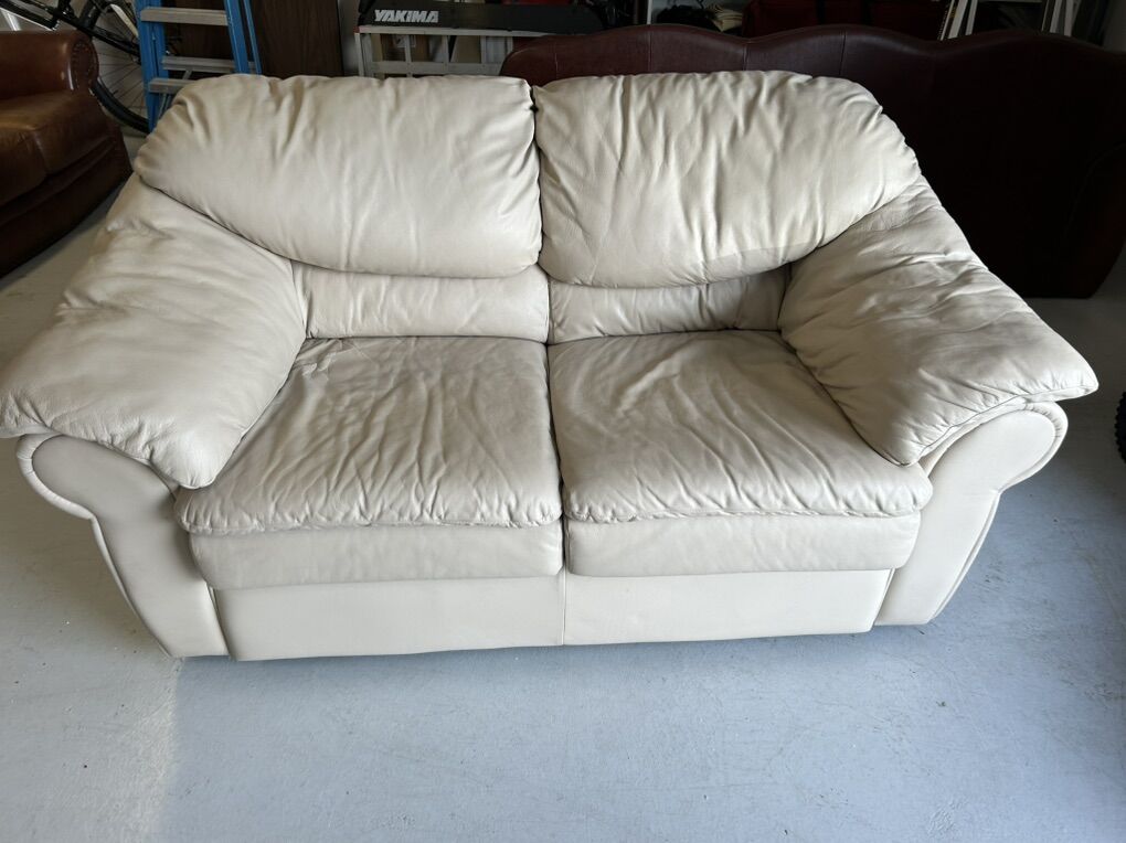 Leather Loveseat