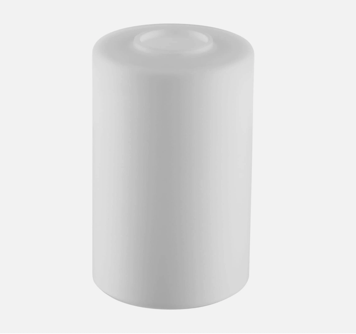 Frosted Opal White Glass Lamp Shade 4.72" x 6" E26 1-5/8" Fitter Replacement