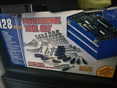 Blue Toolbox Set