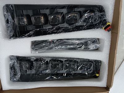 Degowget Amber/White LED Fog Lights for 2021-2026 Ford Bronco Modular Bumper