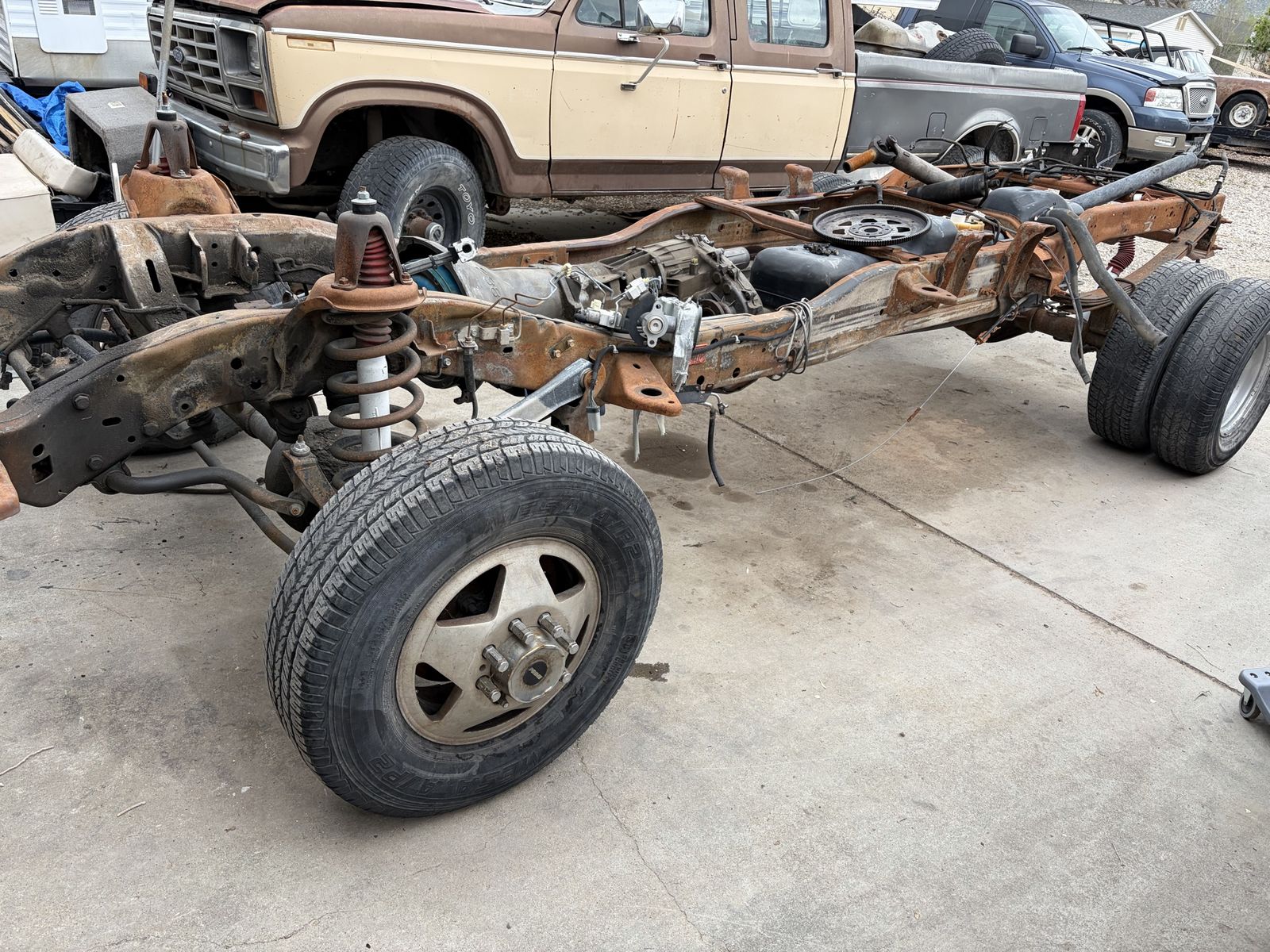 1995 Dodge 1 ton 4X4 roller