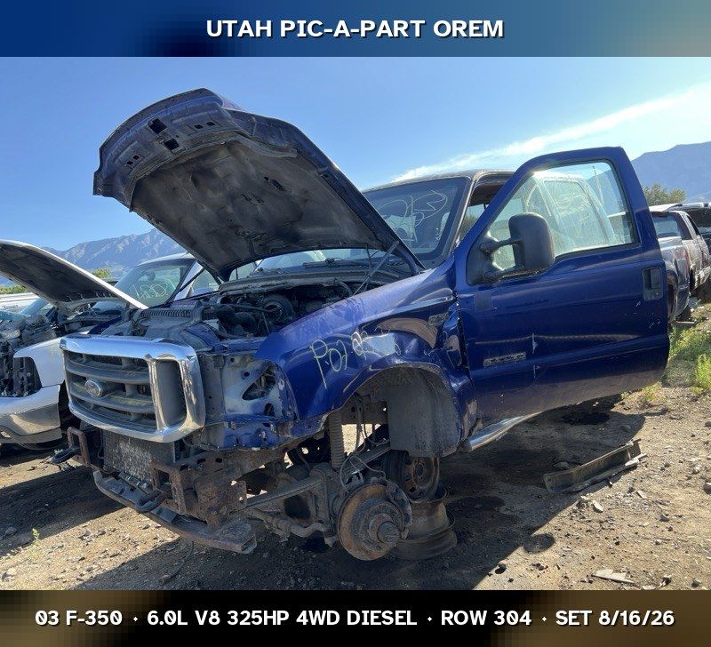 Just In! 2003 Ford F-350 Parts - UTPAP Orem