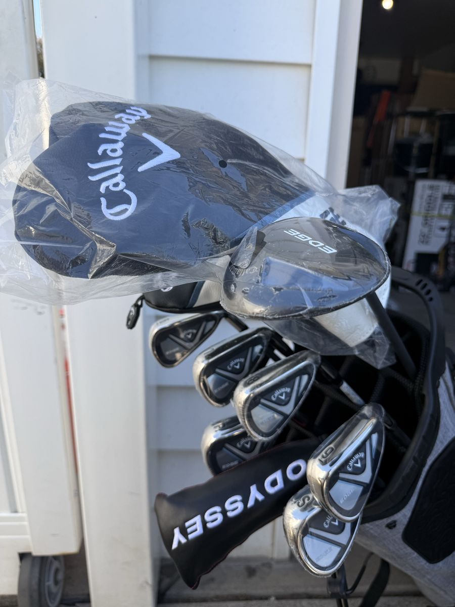 New Callaway 10 Piece Complete Golf Set Graphite Shafts