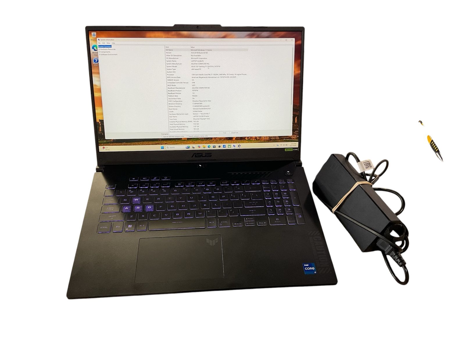 Asus F17 Tuff Gaming Rtx 4070 Laptop