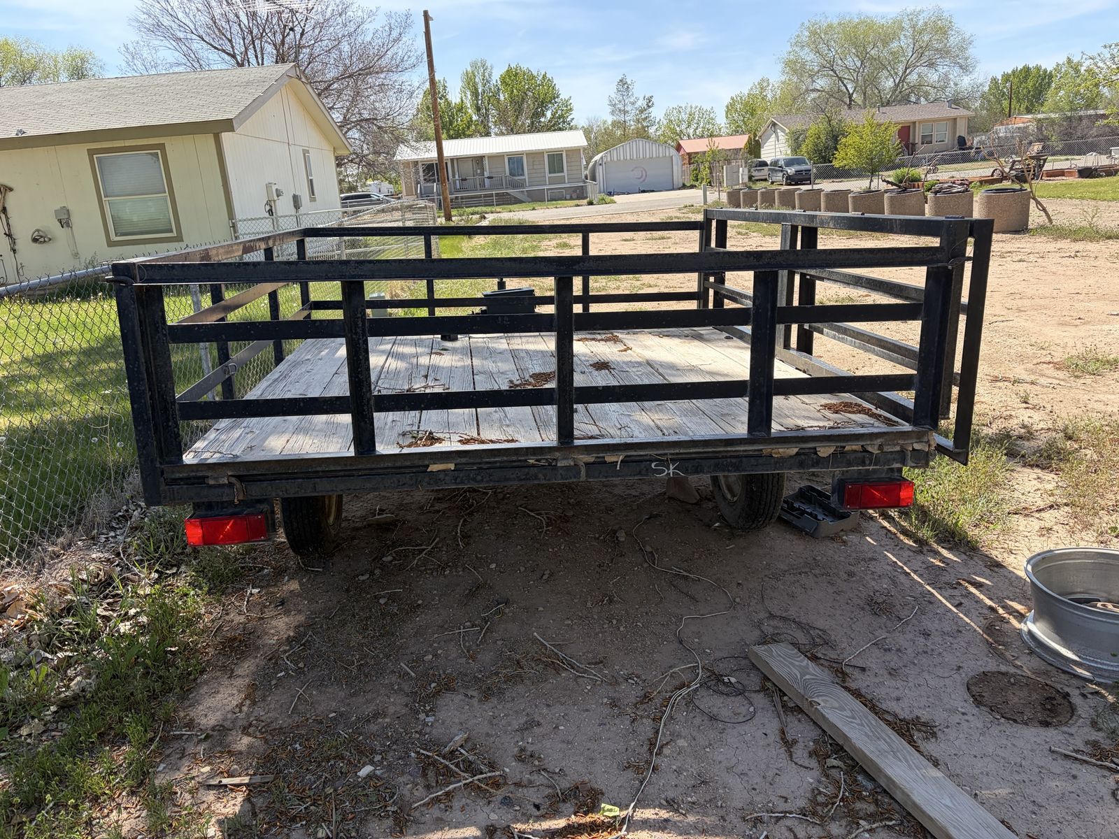 Side load atv trailer