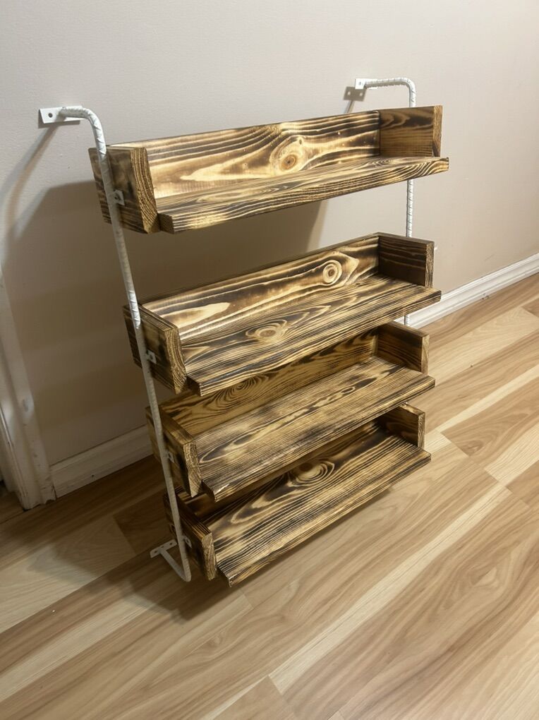 Childrens Homemade Shoe Rack