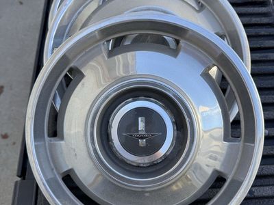Vintage Set of 4 Chevy Monza Hubcaps/Wheel Covers - 13 or 14 inch - Classic Car Parts