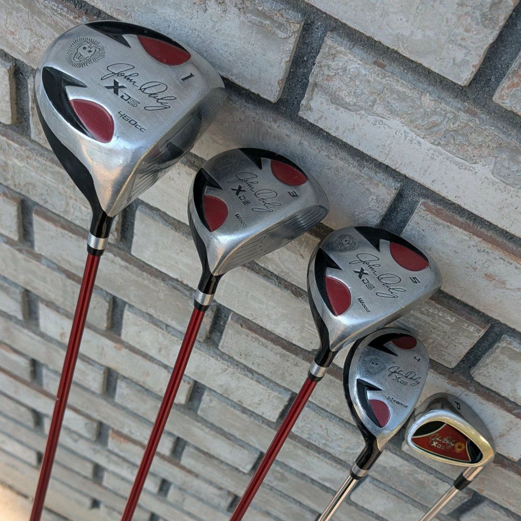 John Daly XDS driver woods hybrid pw