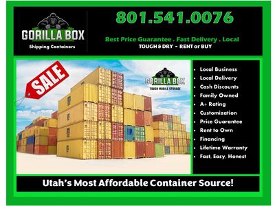 20' and 40' High Cube Shipping Containers. Great Office, Shed, Used and New One Trip Conex. Connex, Best Price!