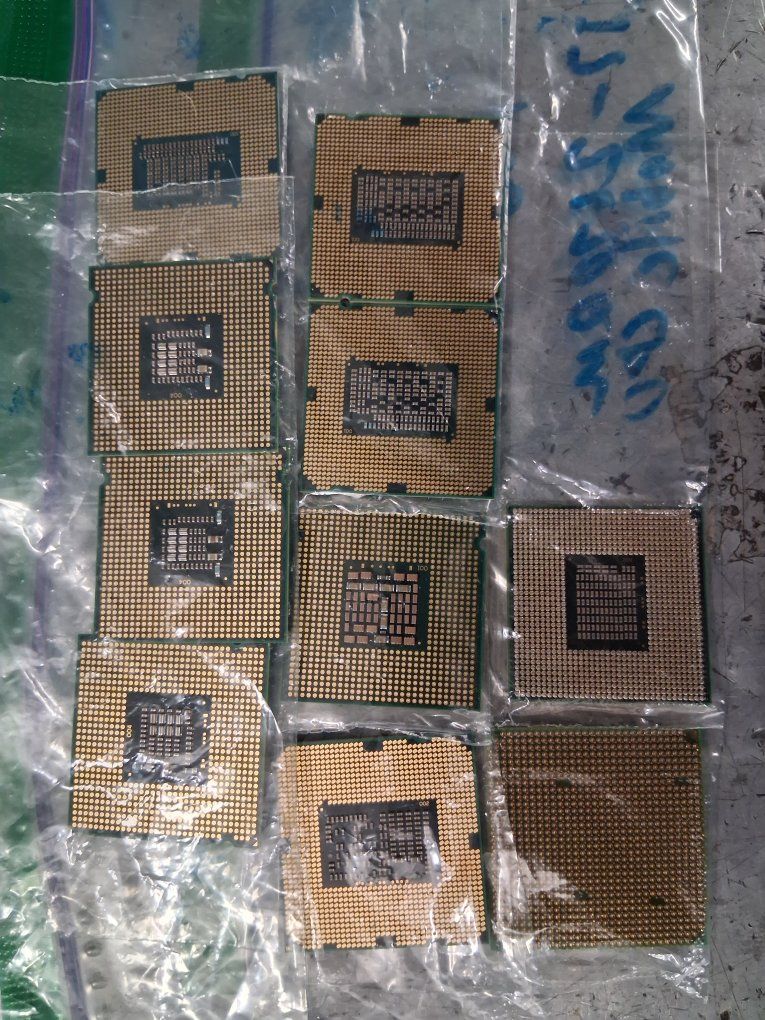 Intel/AMD Mixed Lot CPUs - Various Models, Untested Condition for Parts/Repair