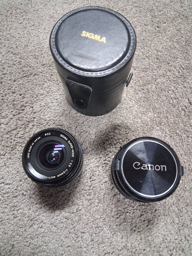 28 mm & 50mm Lenses Japan made for Canon AE-1 Good!