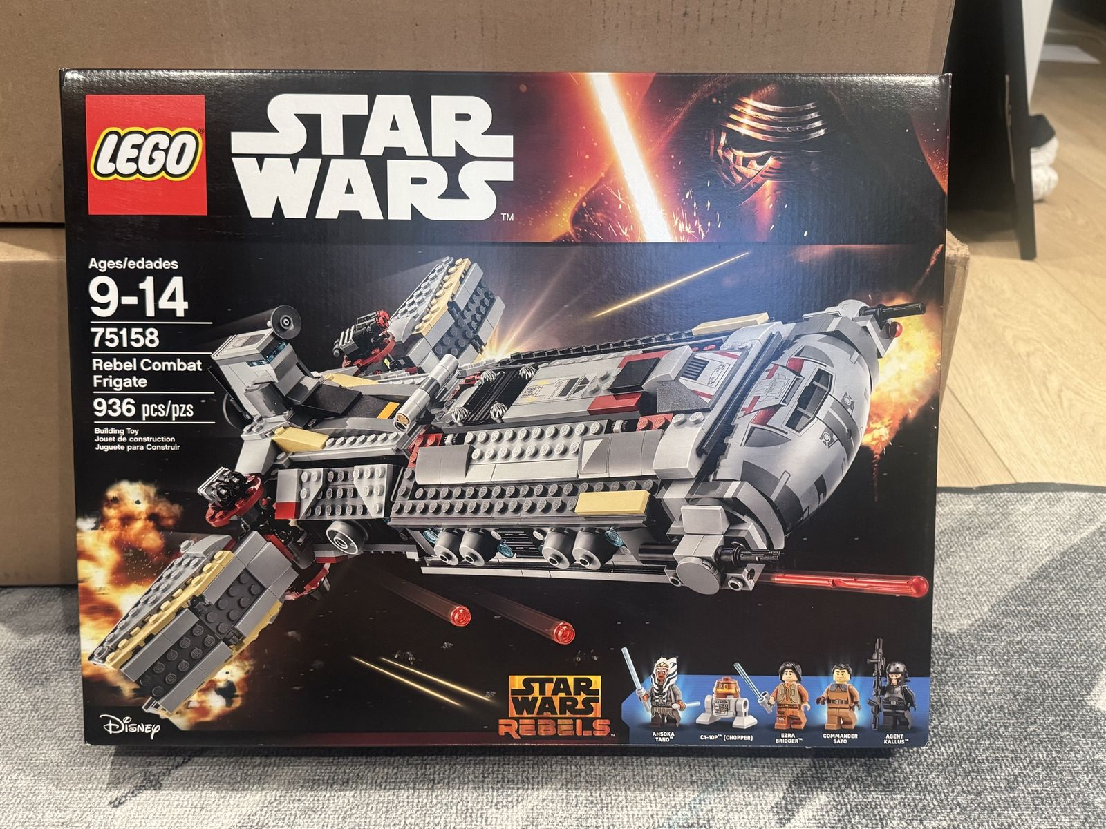LEGO Star Wars 75158 Rebel Combat Frigate Building Set 936 pcs