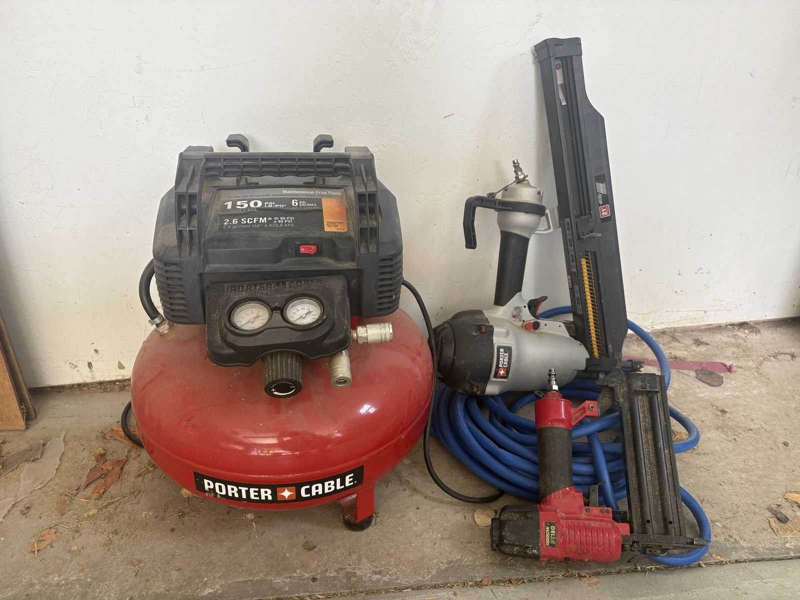 Porter Cable 21-degree Framing Gun, Brad Nailer