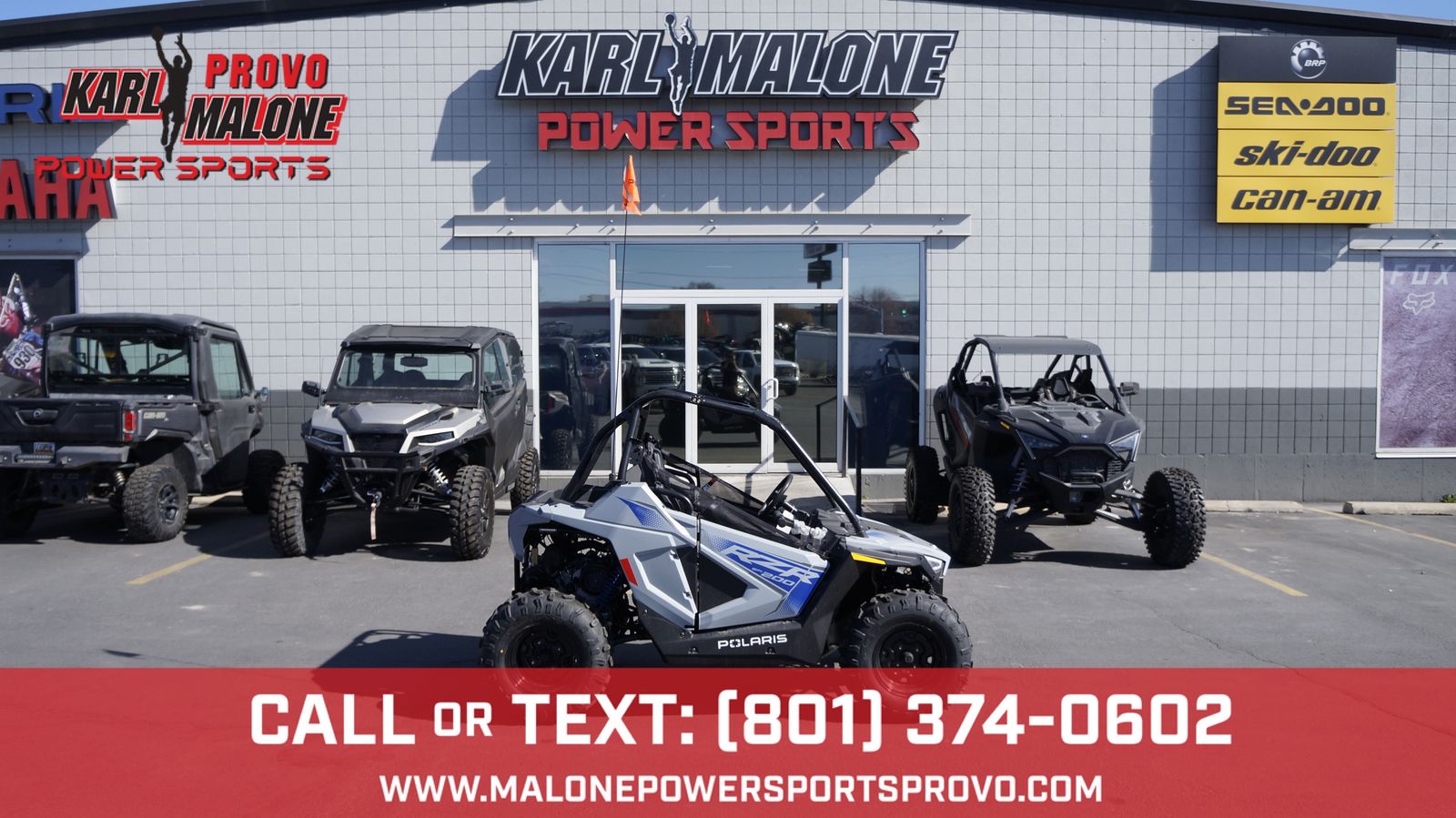 2026 Polaris RZR 200 EFI Storm Gray - P21834
