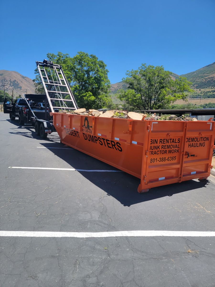 Dumpster Rental & Junk Removal | Same-Day Delivery | Weber, Davis, Box Elder, Cache