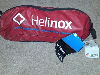 Helinox lightweight outdoor equipment/ chair. Portable, collapseable camping chair perfect for any outdoor activities