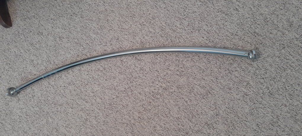 Chrome Curved Extendable Shower Rod