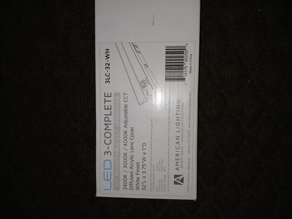 under cabinet lighting