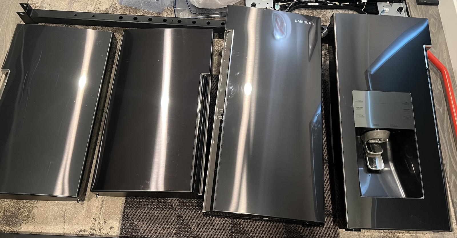 Samsung refrigerator doors