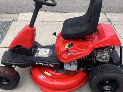 Craftsman R110 30" Riding Lawn Mower - Red, Compact & Efficient