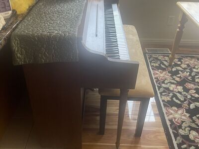 Antique Wooden Piano Brand Whitney